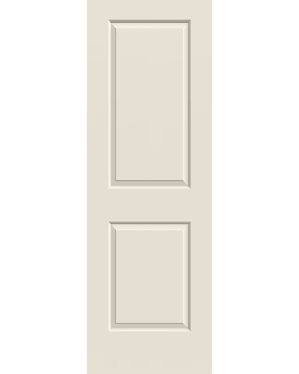 2 Panel SQUARE TOP MOLDED SOLID CORE Primed Interior Door